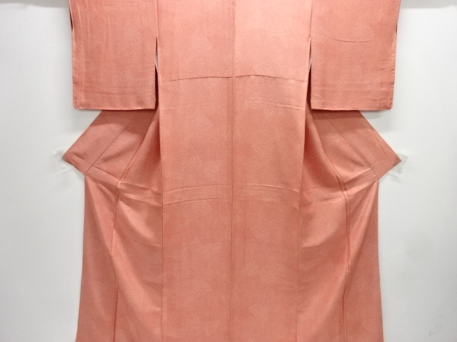 未使用品　寄せ柄一つ紋小紋着物